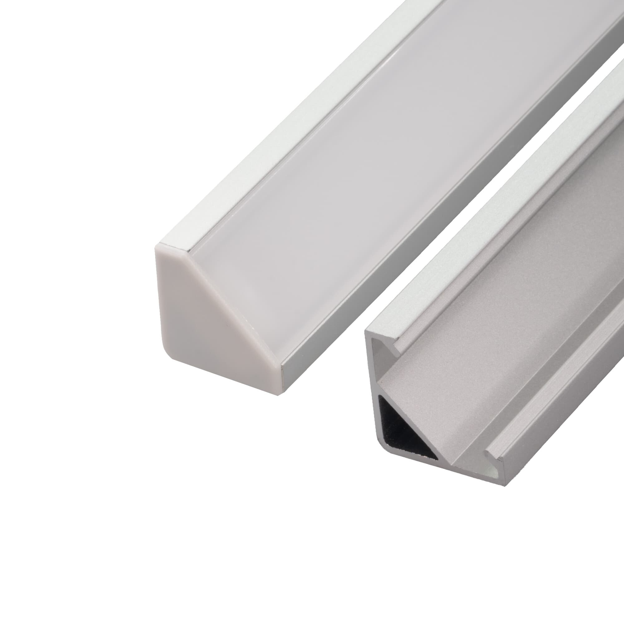 LED profil R6 stříbrný rohový 16*16 - náhled 3