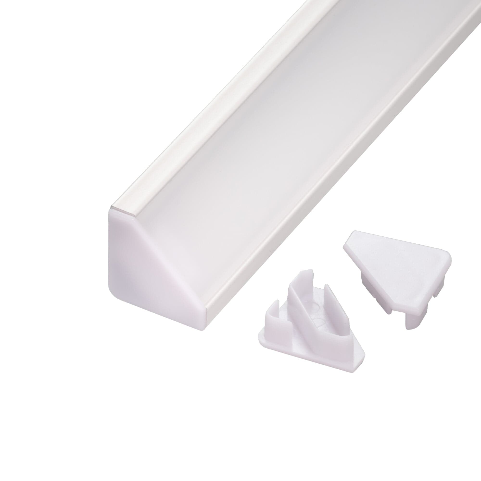 LED profil R6W bílý rohový 16*16 - náhled 2