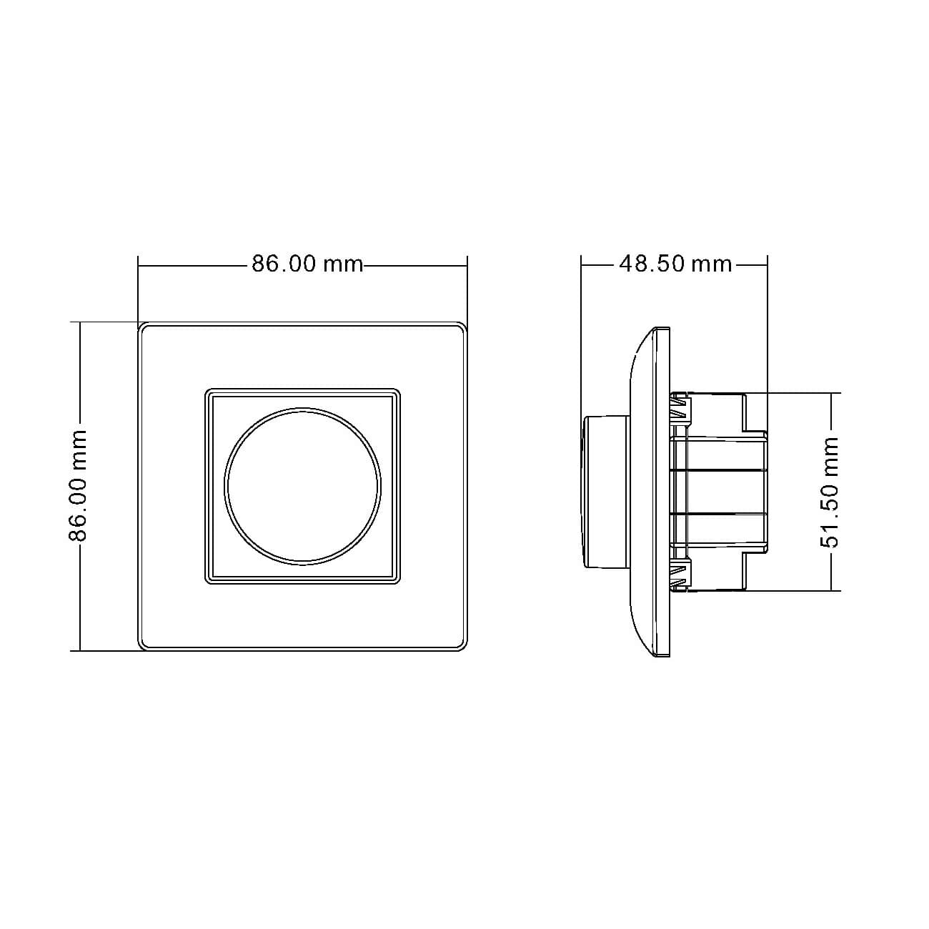 Stmívač dimLED OV TRIAK KNT240W bílý - náhled 2