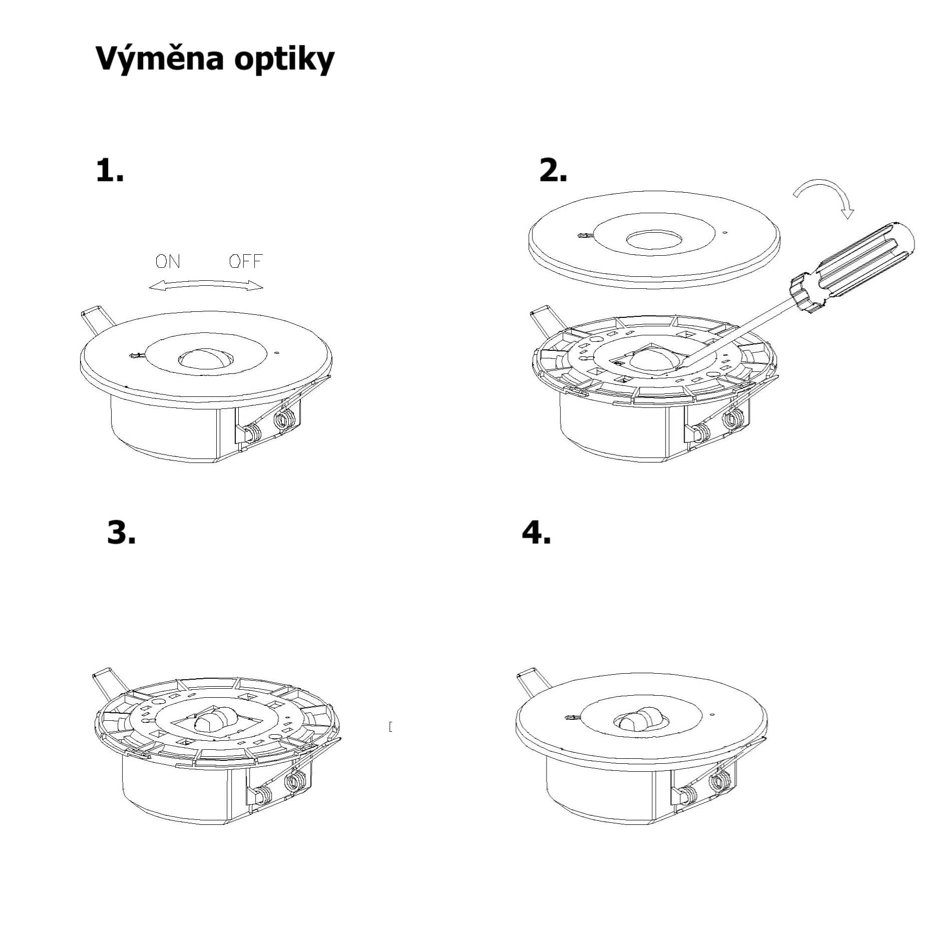 LED podhledové nouzové svítidlo EMD2W-2H - náhled 2
