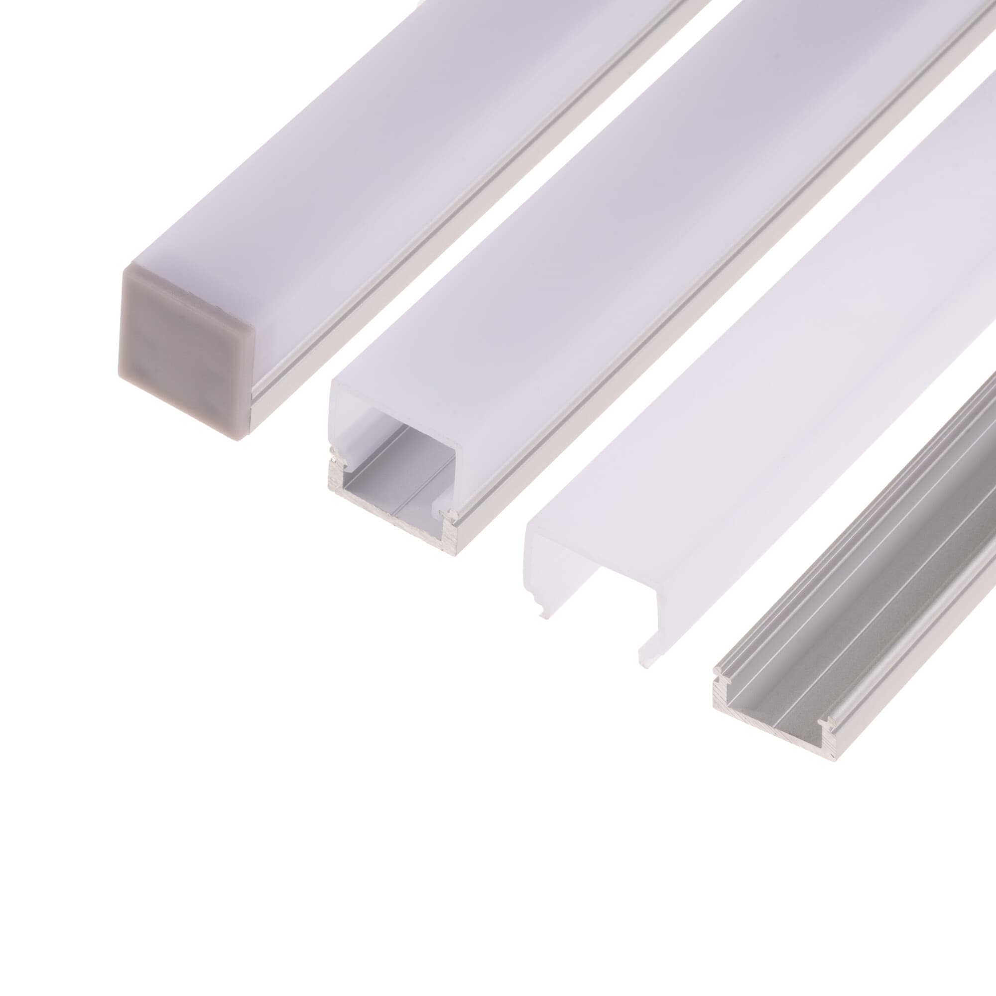 LED profil N8 - nástěnný stříbrný - náhled 4