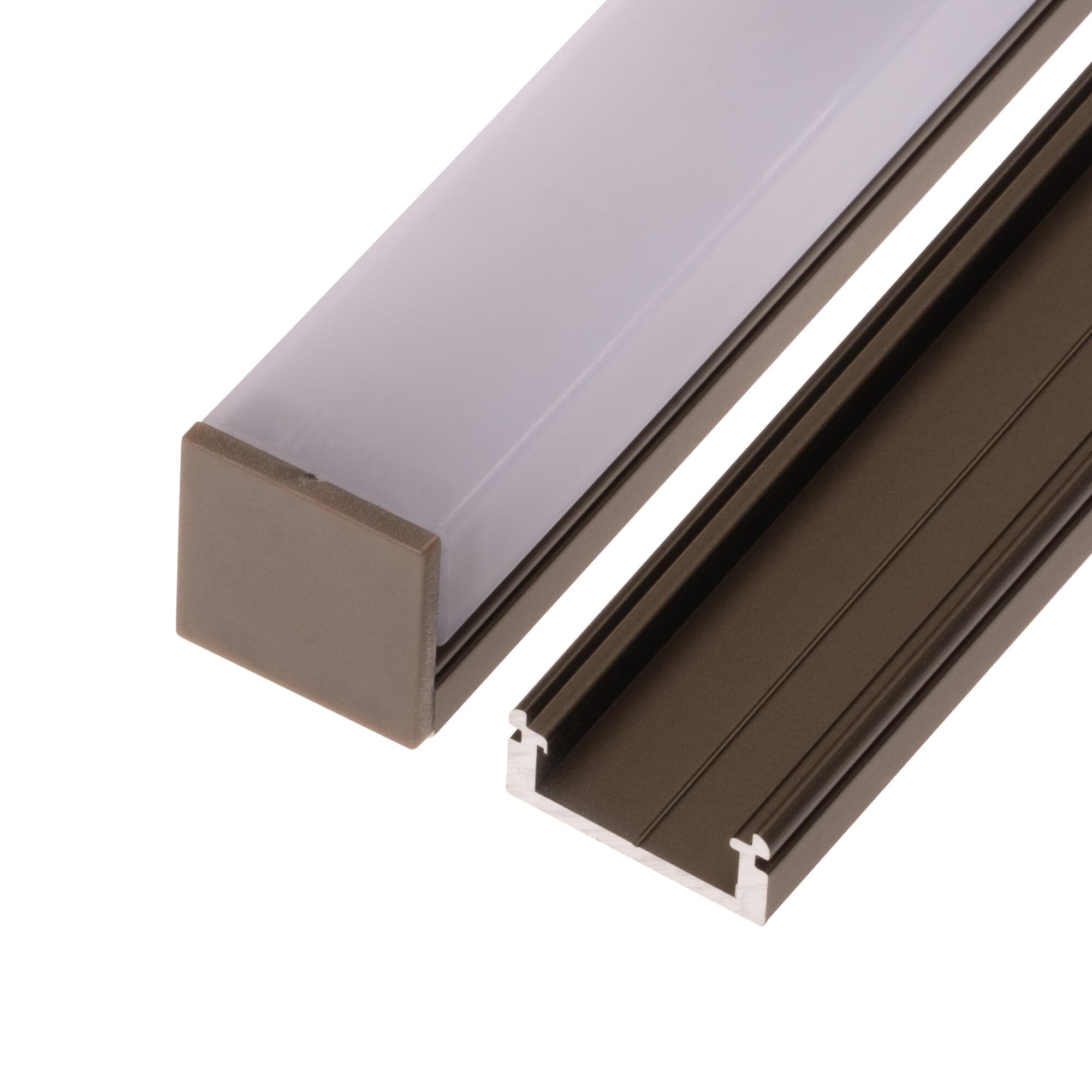 LED profil N8B - nástěnný bronzový - náhled 3