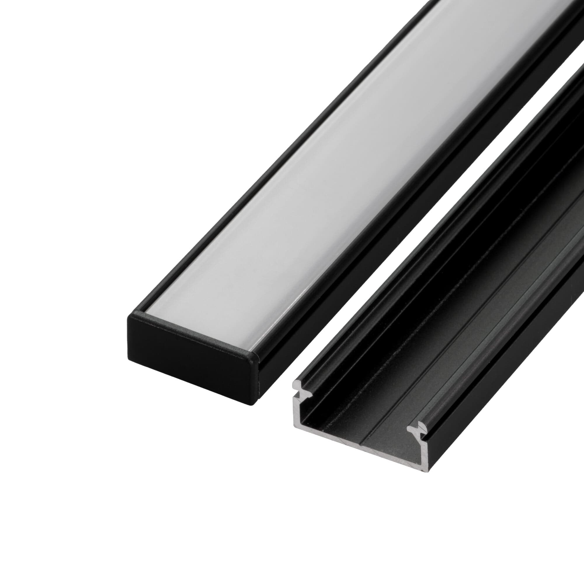 LED profil N14C nástěnný černý - náhled 3