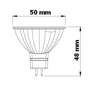 LED žárovka MR16 5W LU5W LUMENMAX - náhled 2
