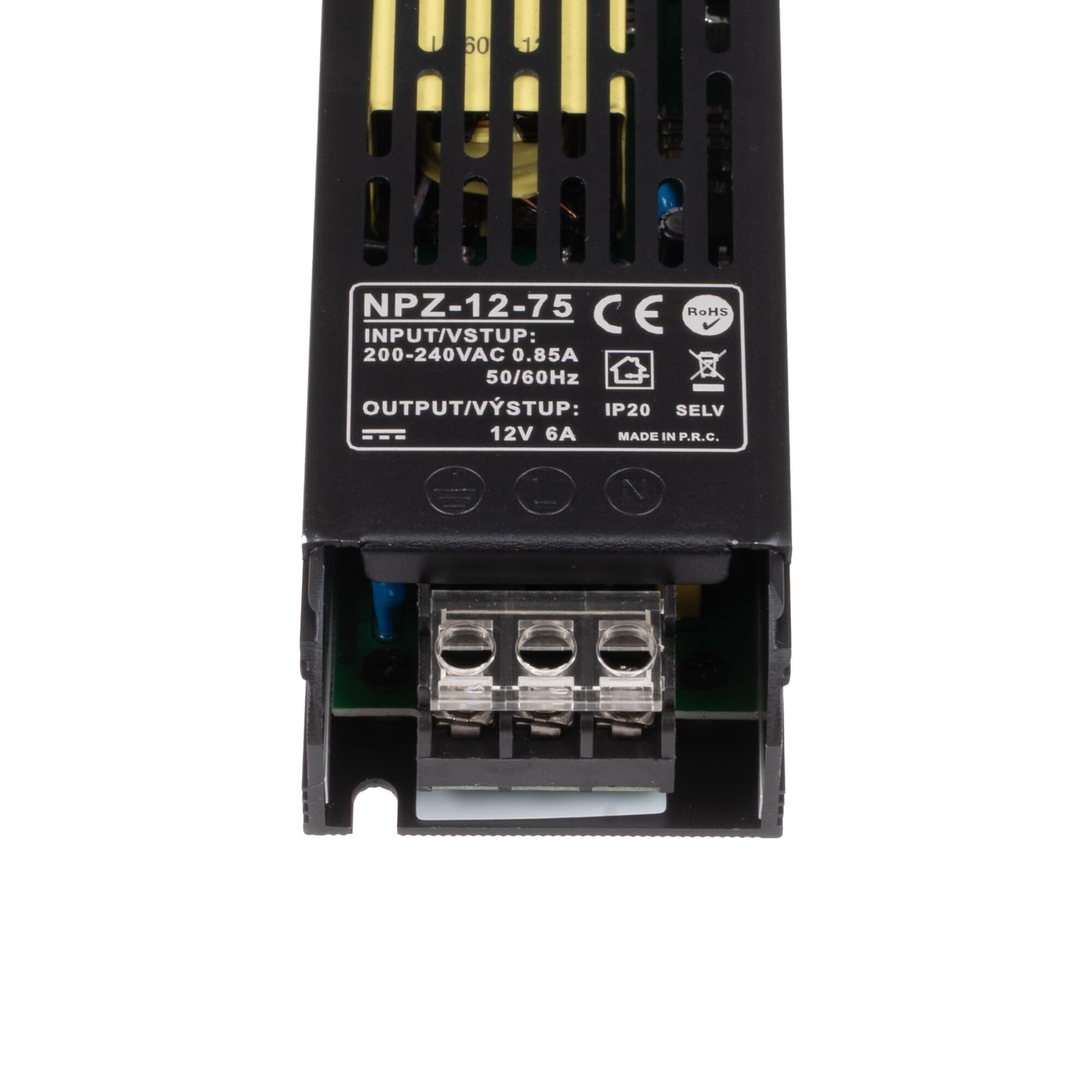LED zdroj 12V 75W NPZ-12-75 vnitřní - náhled 3