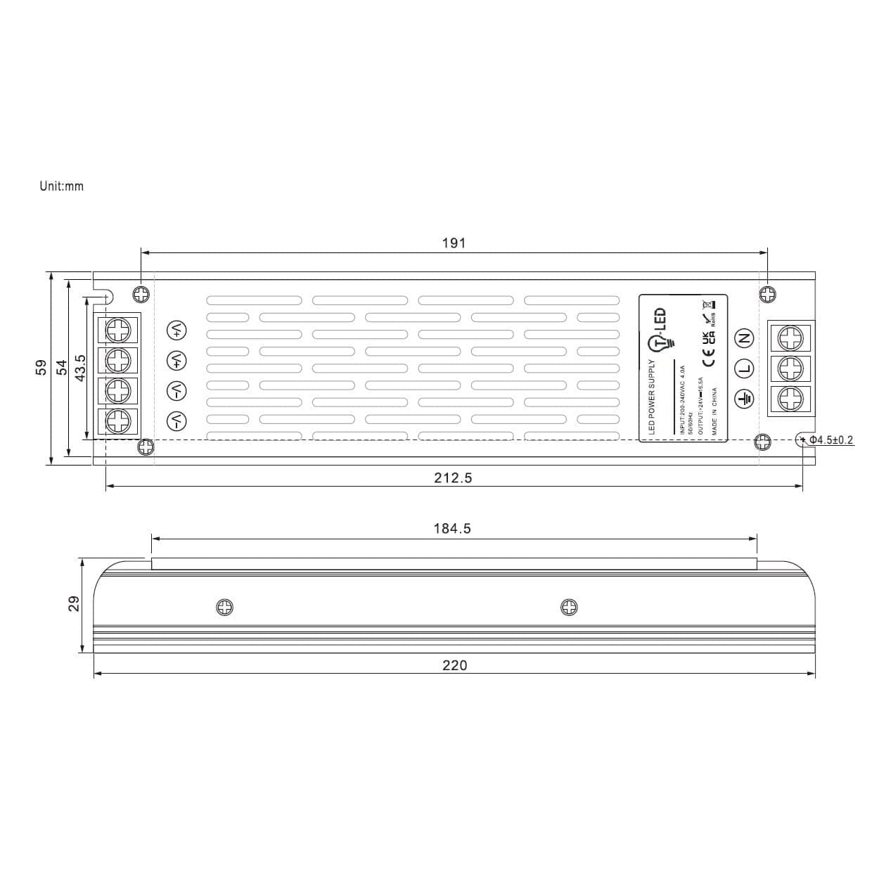 LED zdroj 12V 350W NPZ-12-350 vnitřní - náhled 4