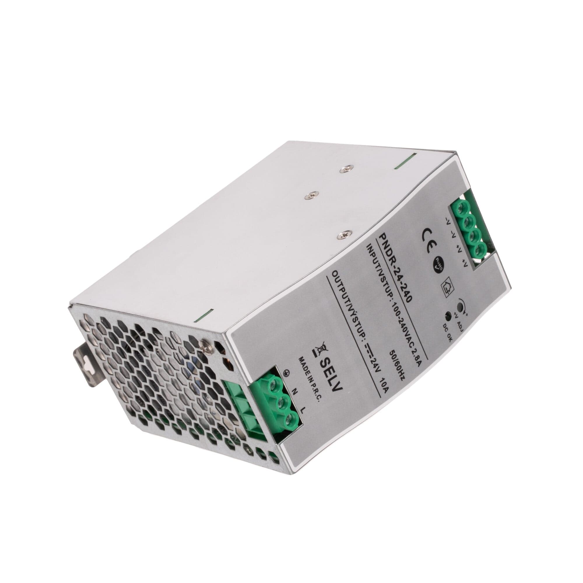 LED zdroj 24V 240W PNDR-24-240 DIN lišta - náhled 4