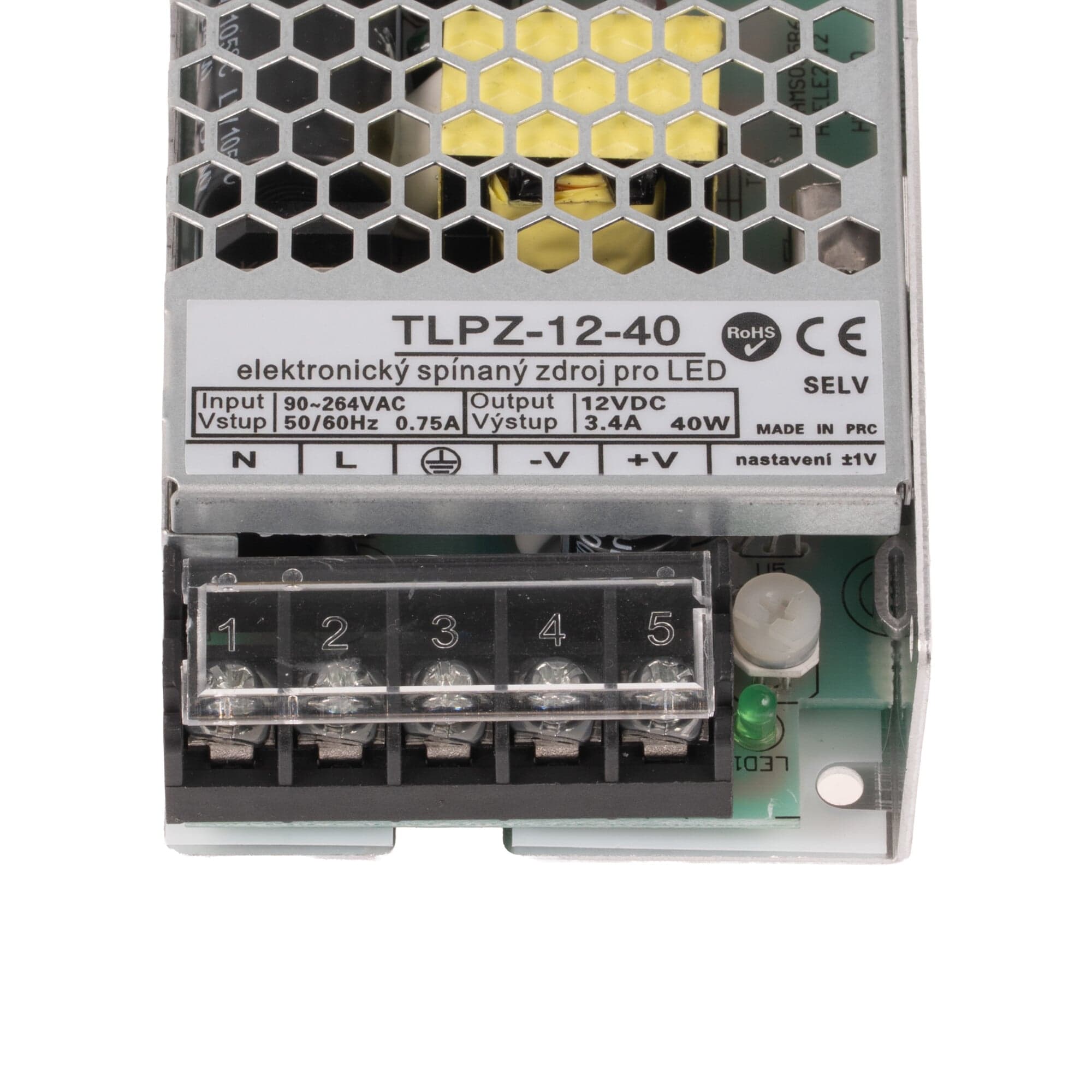 LED zdroj 12V 40W vnitřní TLPZ-12-40 - náhled 3