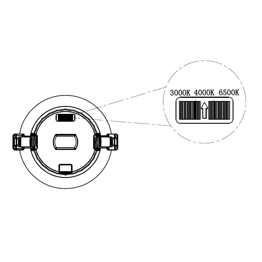 LED podhledové svítidlo SHIMO IP54 5W CCT UGR<9 - náhled 3