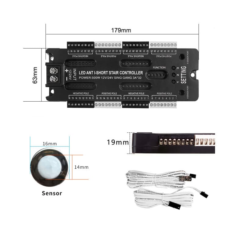 LED ovladač 32BLS pro osvětlení schodiště - náhled 4