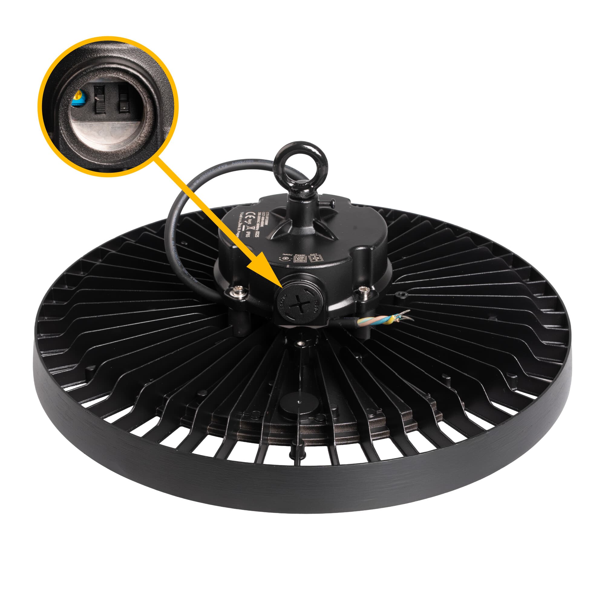 LED průmyslové CCT svítidlo CT5-UFO200W - náhled 2