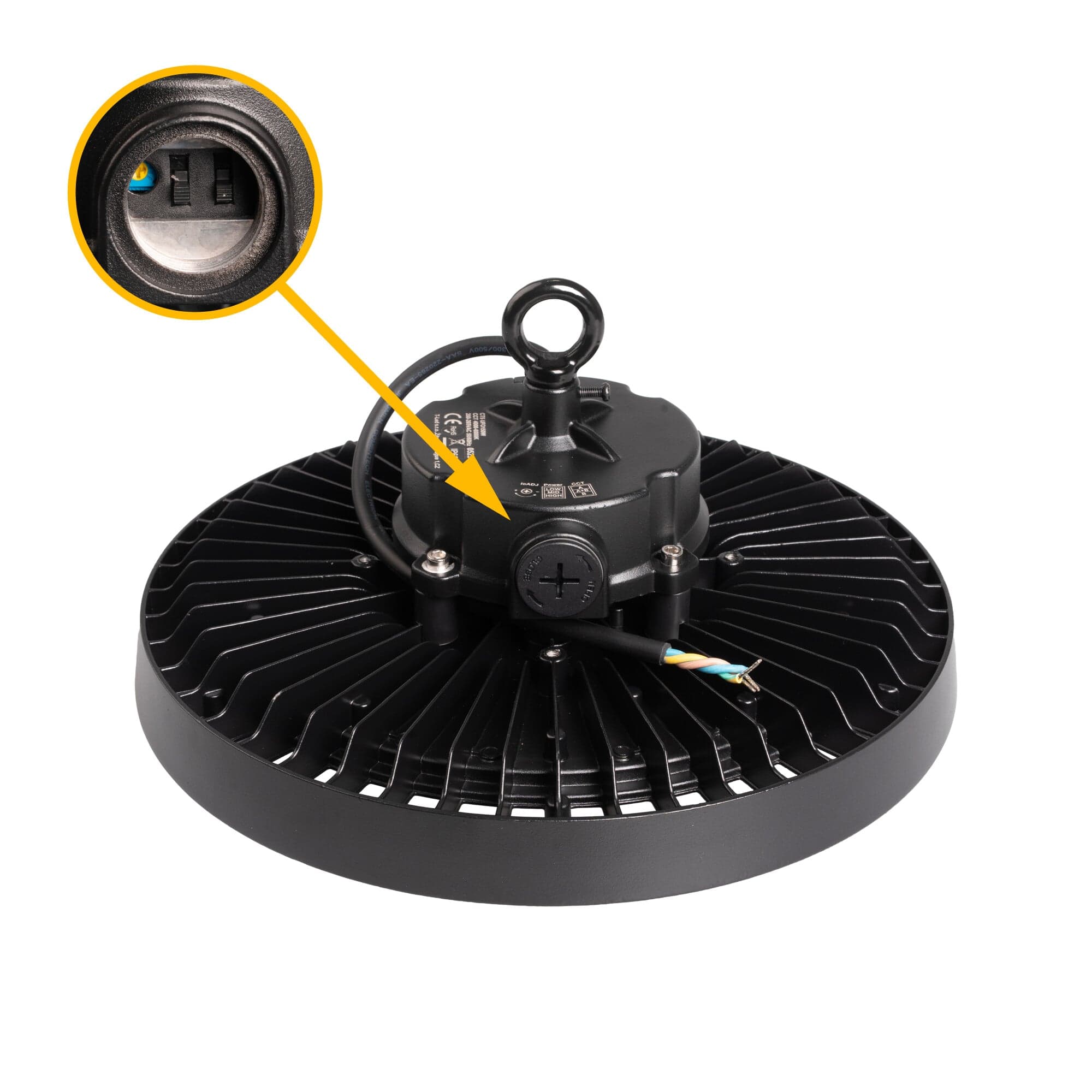 LED průmyslové CCT svítidlo CT5-UFO150W - náhled 4