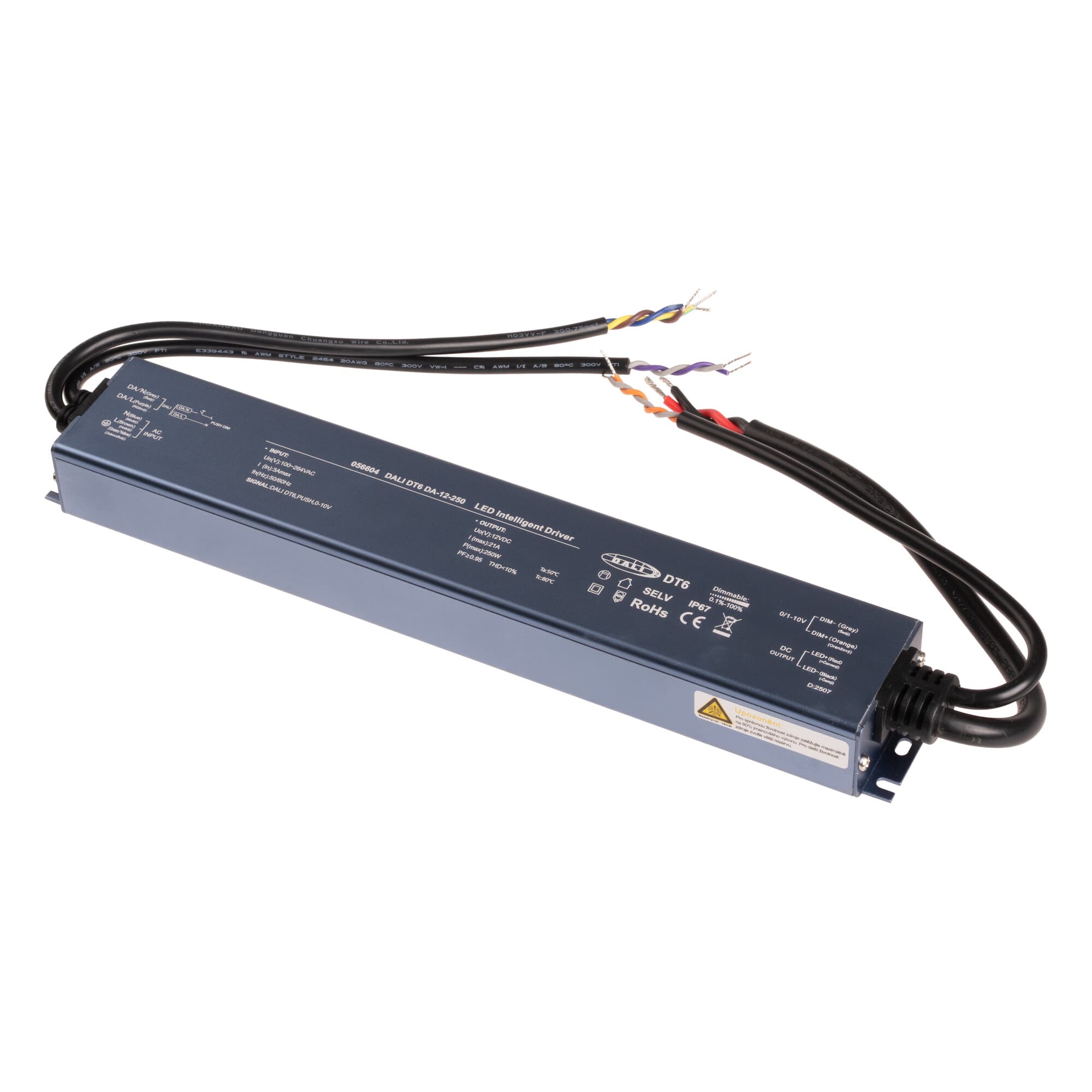 DALI LED zdroj 12V 250W DT6 DA-12-250