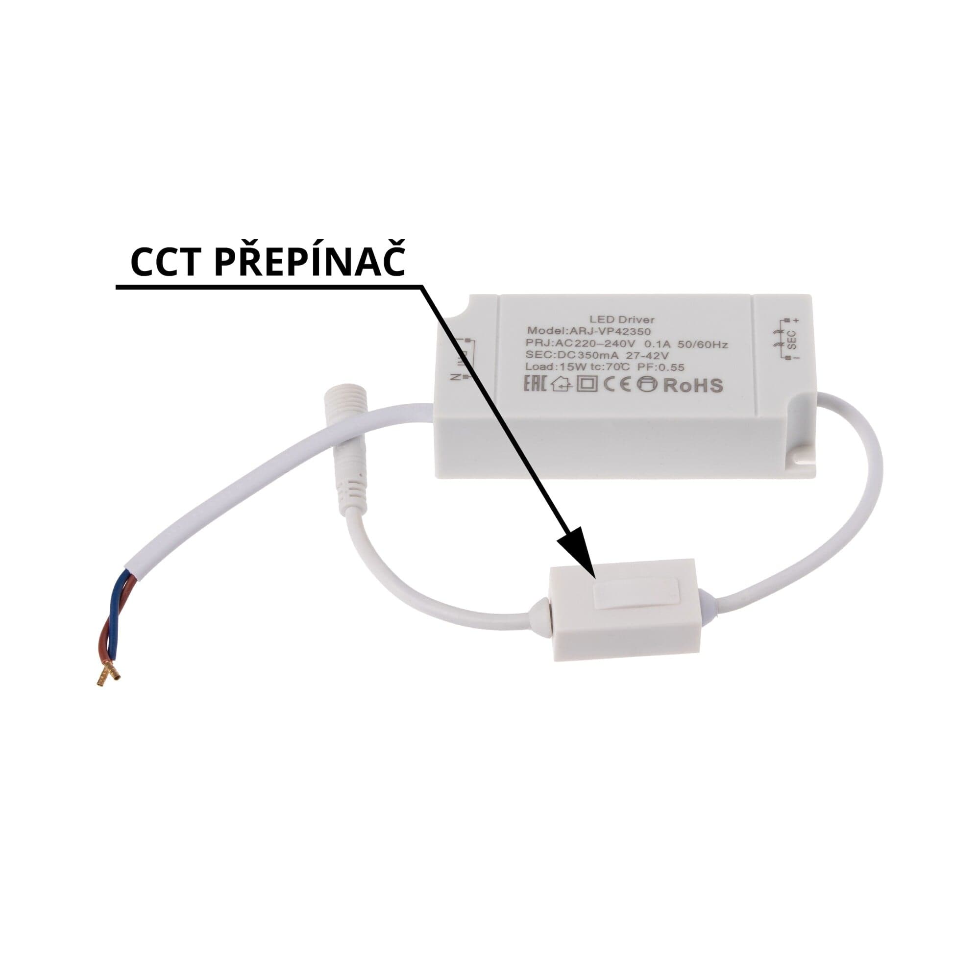 LED podhledové svítidlo IPO IP54 15W CCT bílé - náhled 5