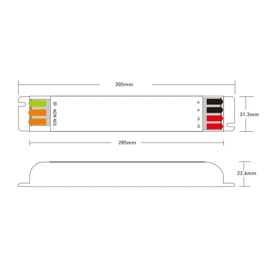 LED zdroj 12V 300W zdroj NANO-12-300 - náhled 2