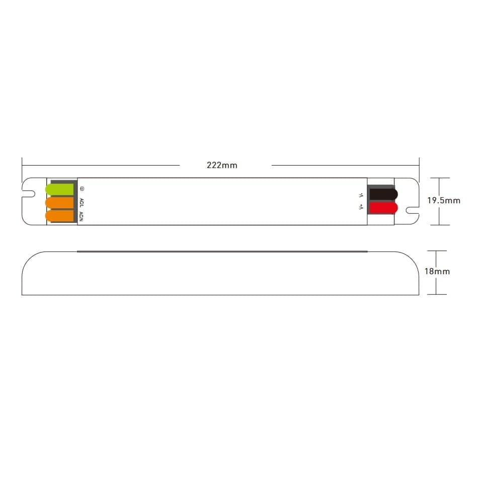 LED zdroj 24V 60W zdroj NANO-24-60 - náhled 2