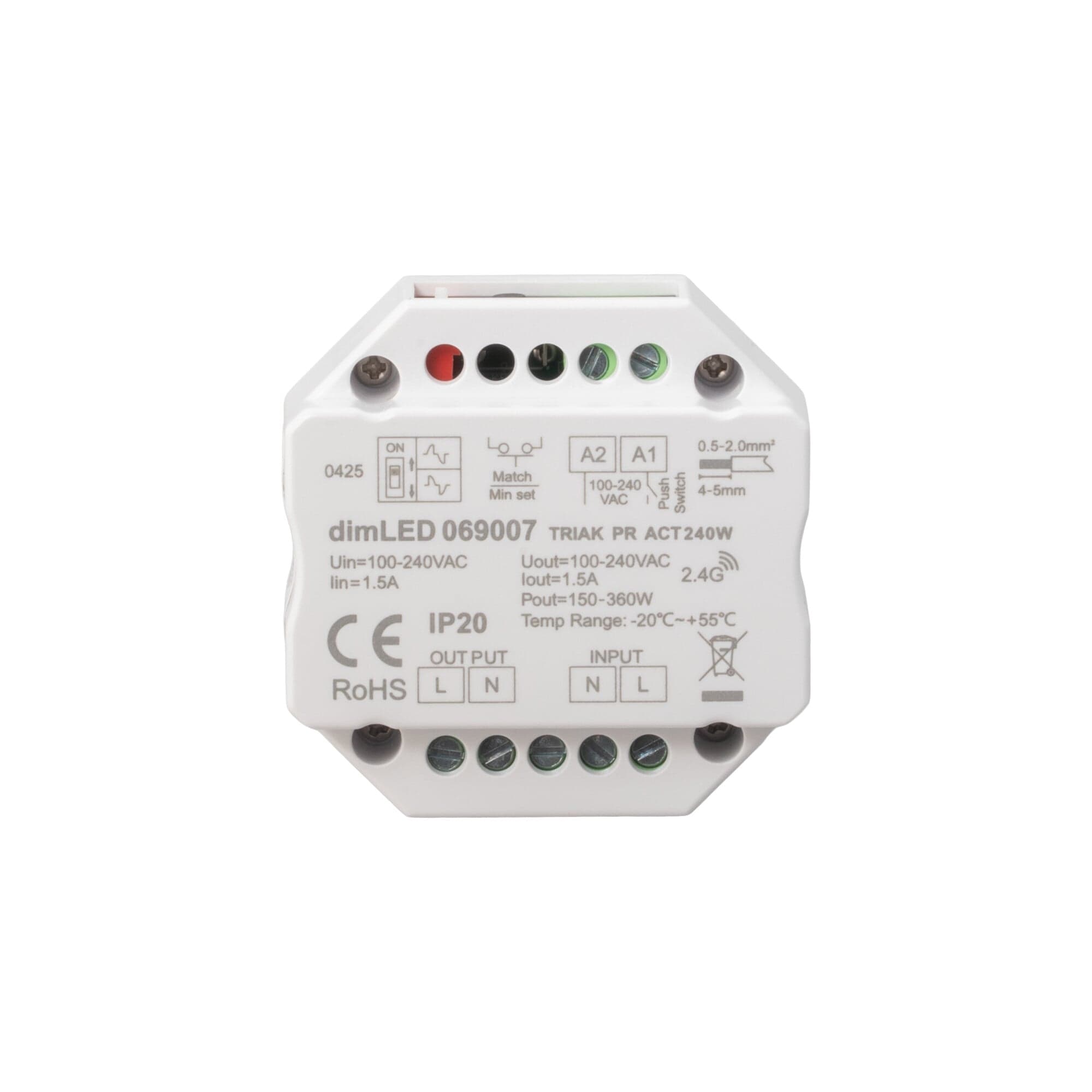 Stmívač dimLED TRIAK PR ACT240W