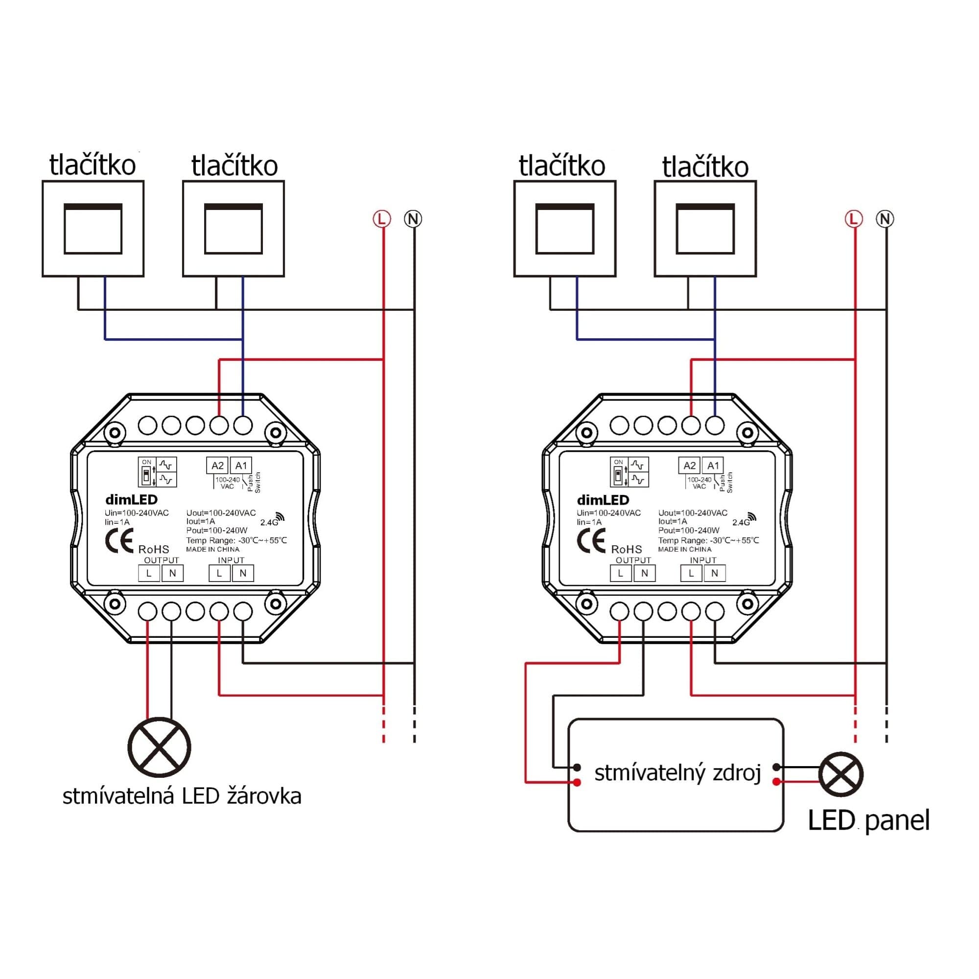 Stmívač dimLED TRIAK PR ACT240W - náhled 5