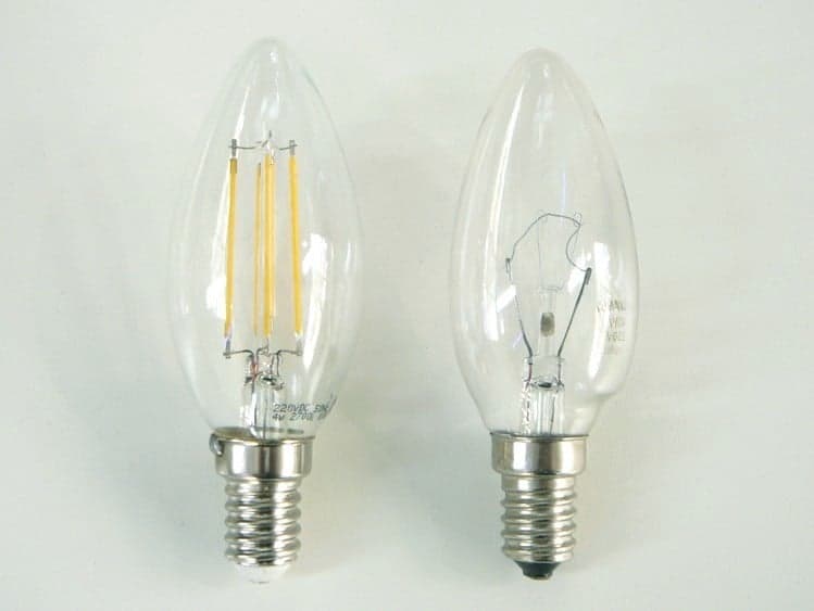 LED žárovka E14 C35 4W FILAMENT - náhled 2