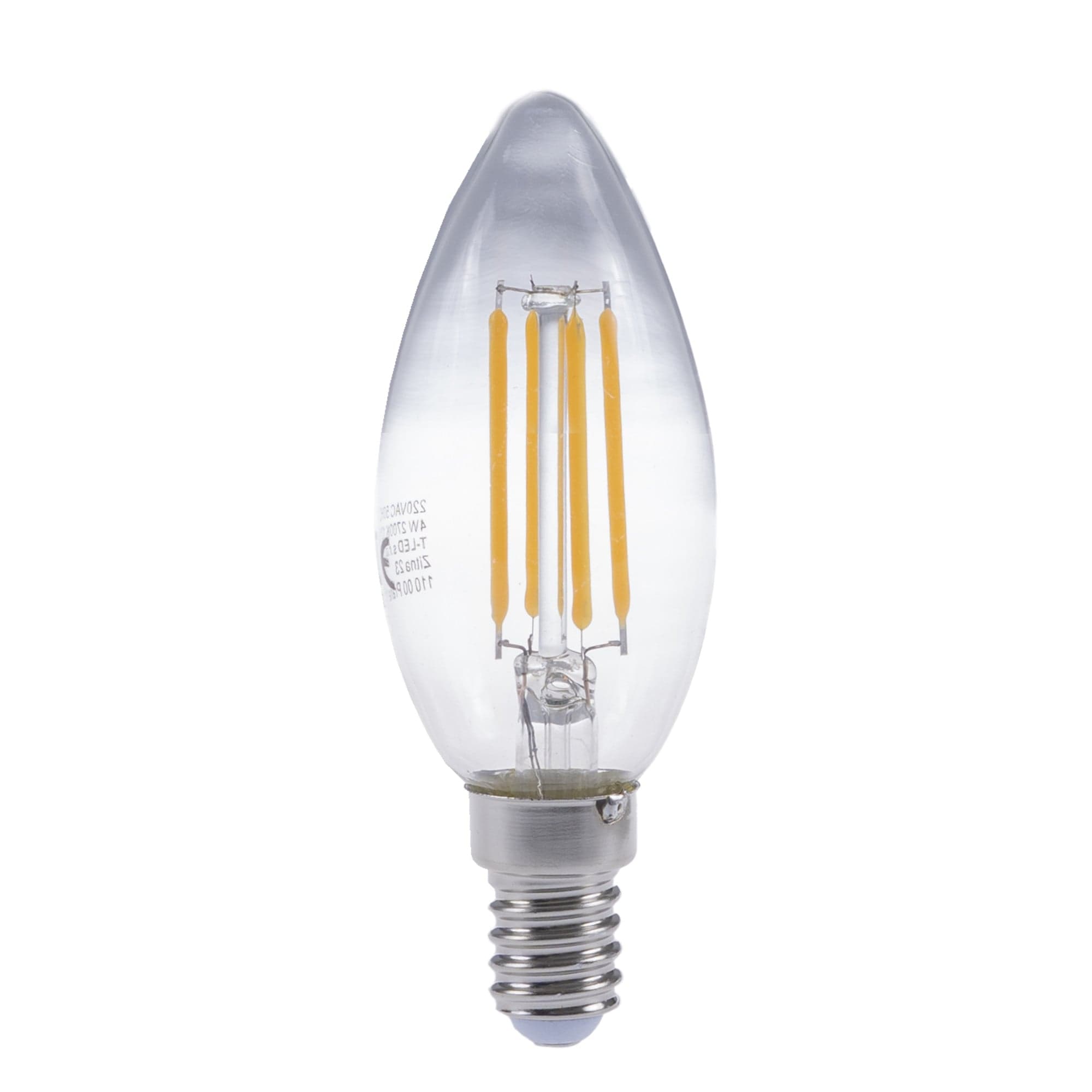 LED žárovka E14 C35 4W FILAMENT - náhled 3
