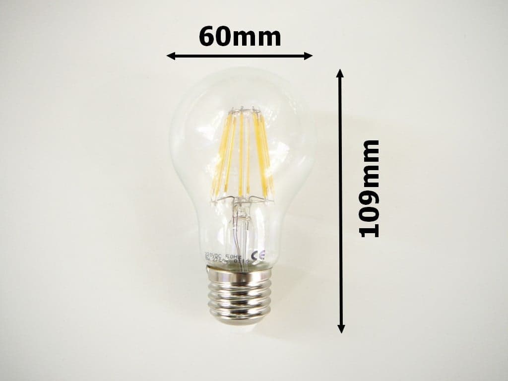 LED žárovka E27 8W FILAMENT - náhled 3
