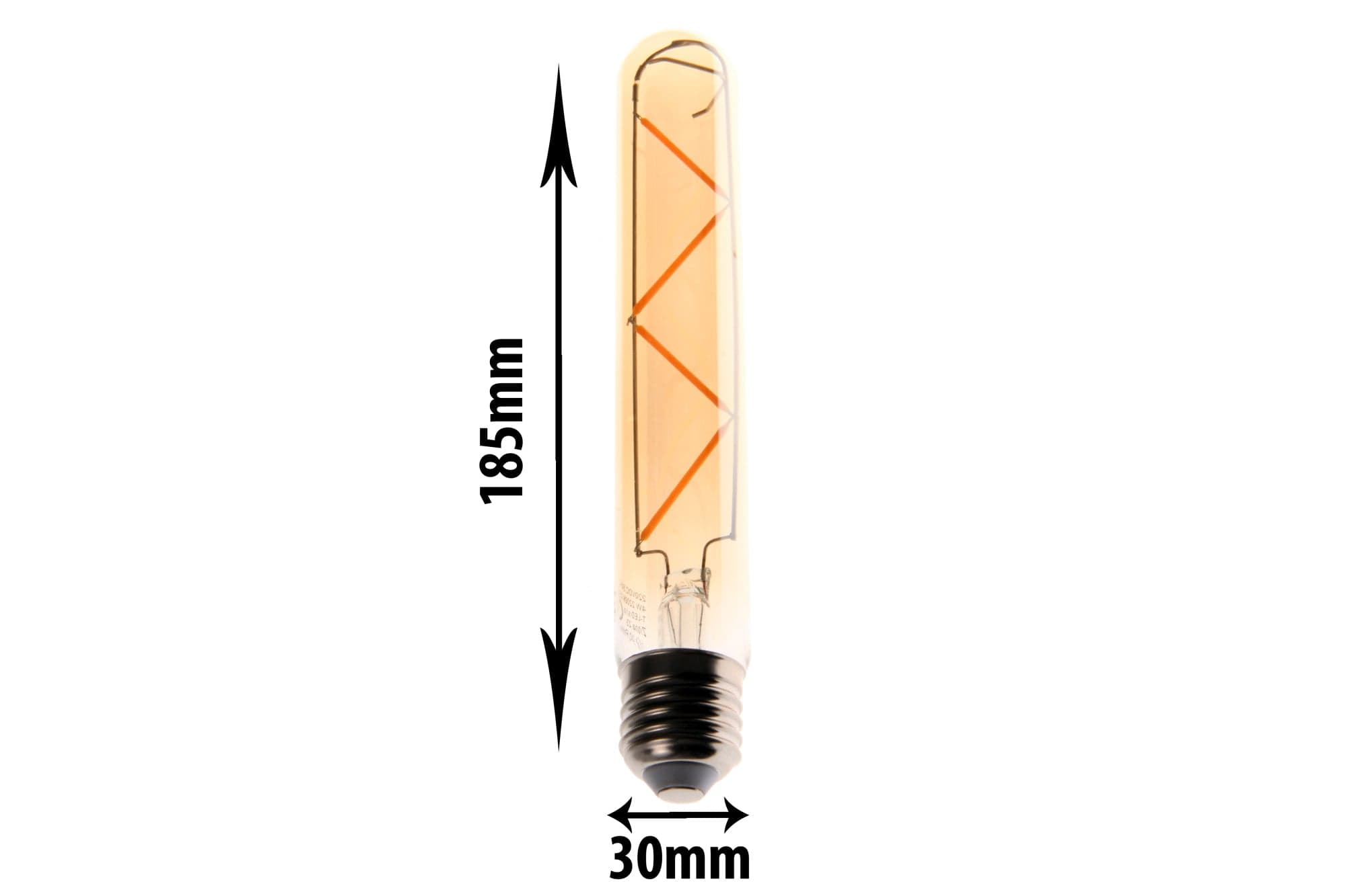 LED žárovka E27 FILT28 FILAMENT 185mm - náhled 2