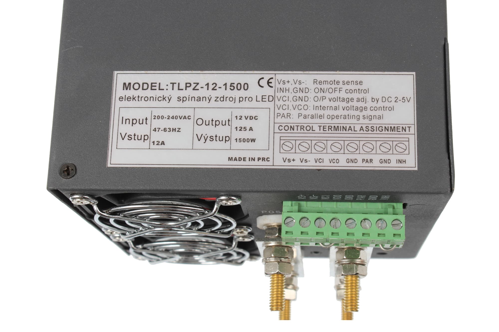 LED zdroj 12V 1500W vnitřní TLPZ-12-1500 - náhled 4