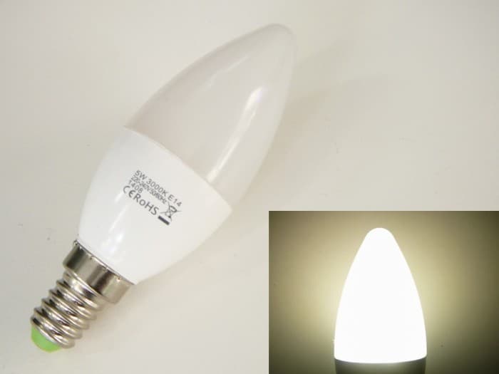LED žárovka E14 EV5W svíčka - náhled 3