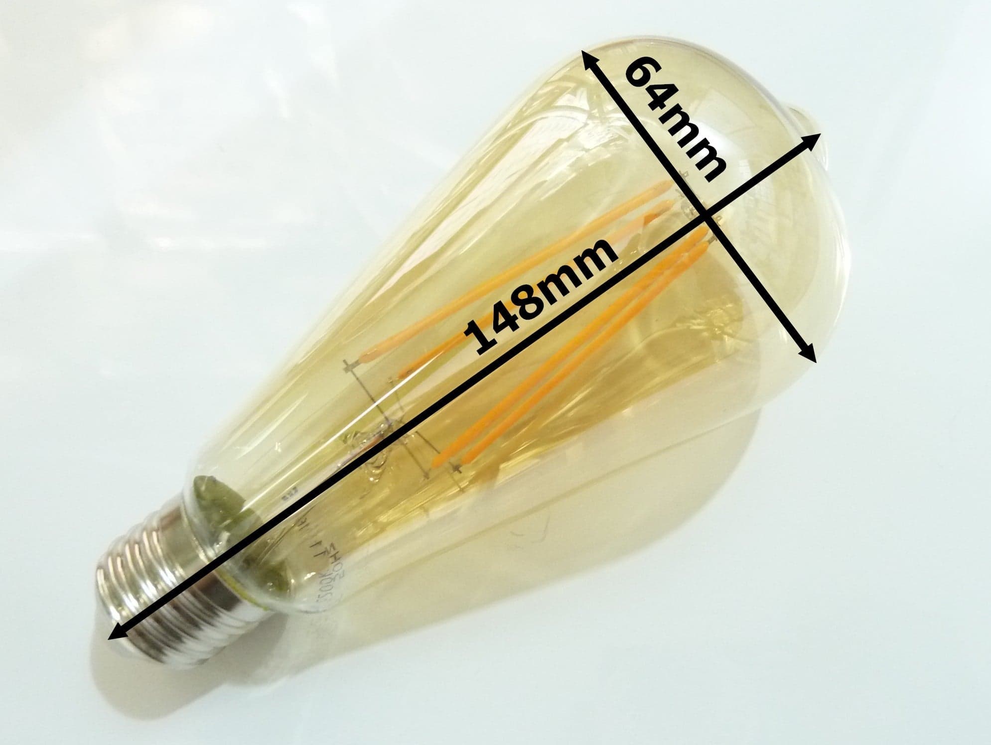 LED žárovka E27 EDF4W ST64 FILAMENT oválná - náhled 5