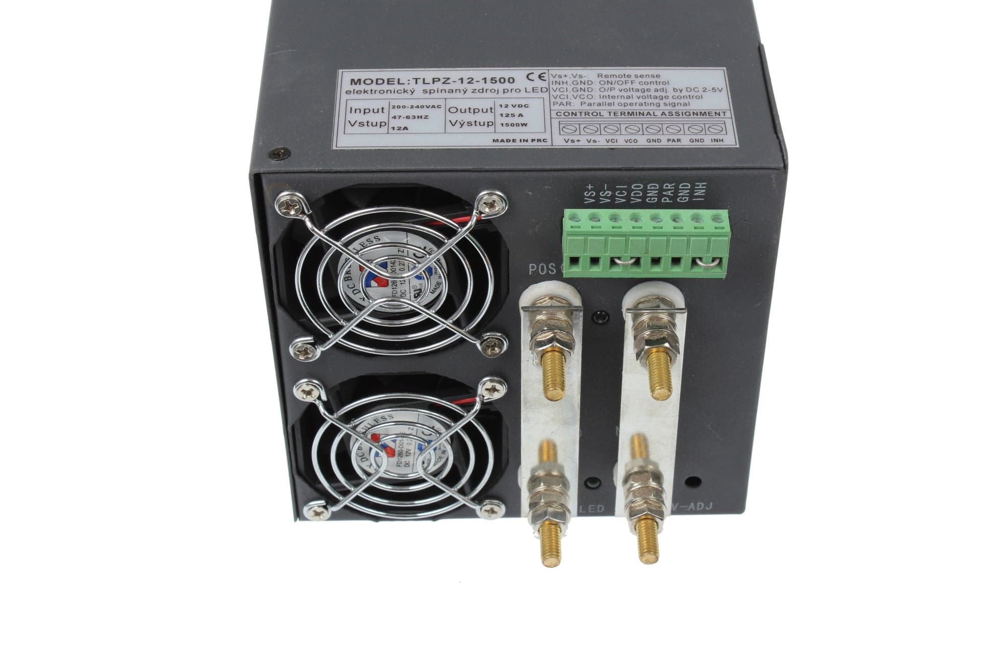LED zdroj 12V 1500W vnitřní TLPZ-12-1500 - náhled 5