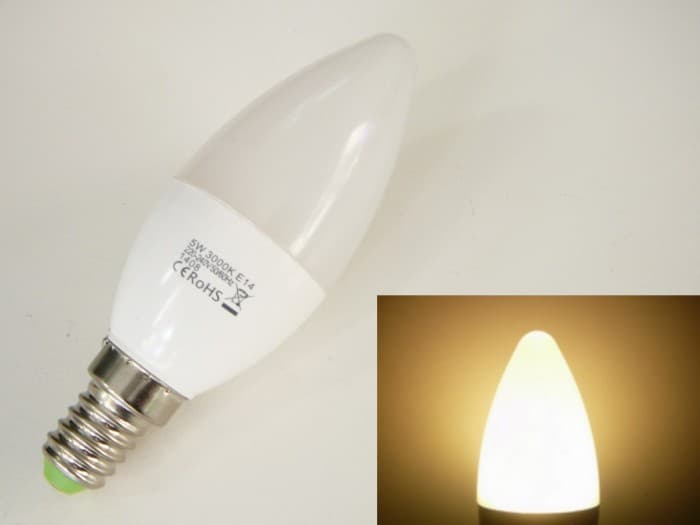 LED žárovka E14 EV5W svíčka - náhled 4