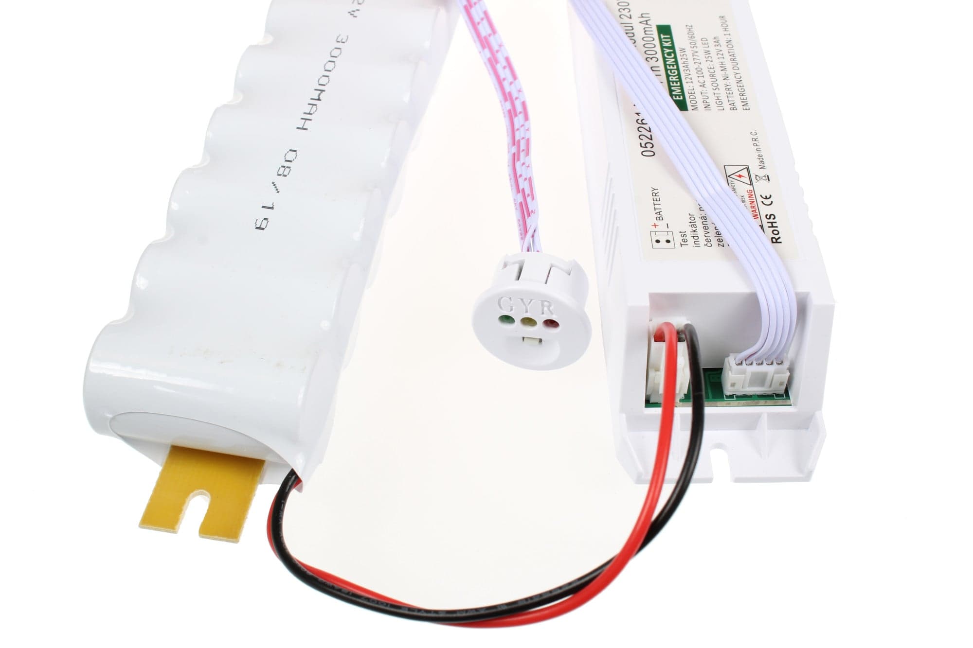 Nouzový modul 230V 25W/1h 12V3Ah25W - náhled 5