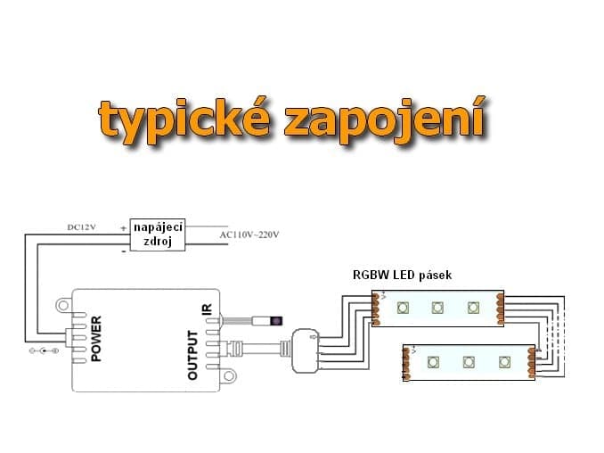 RGBW-RF40B LED ovladač 8A - náhled 3