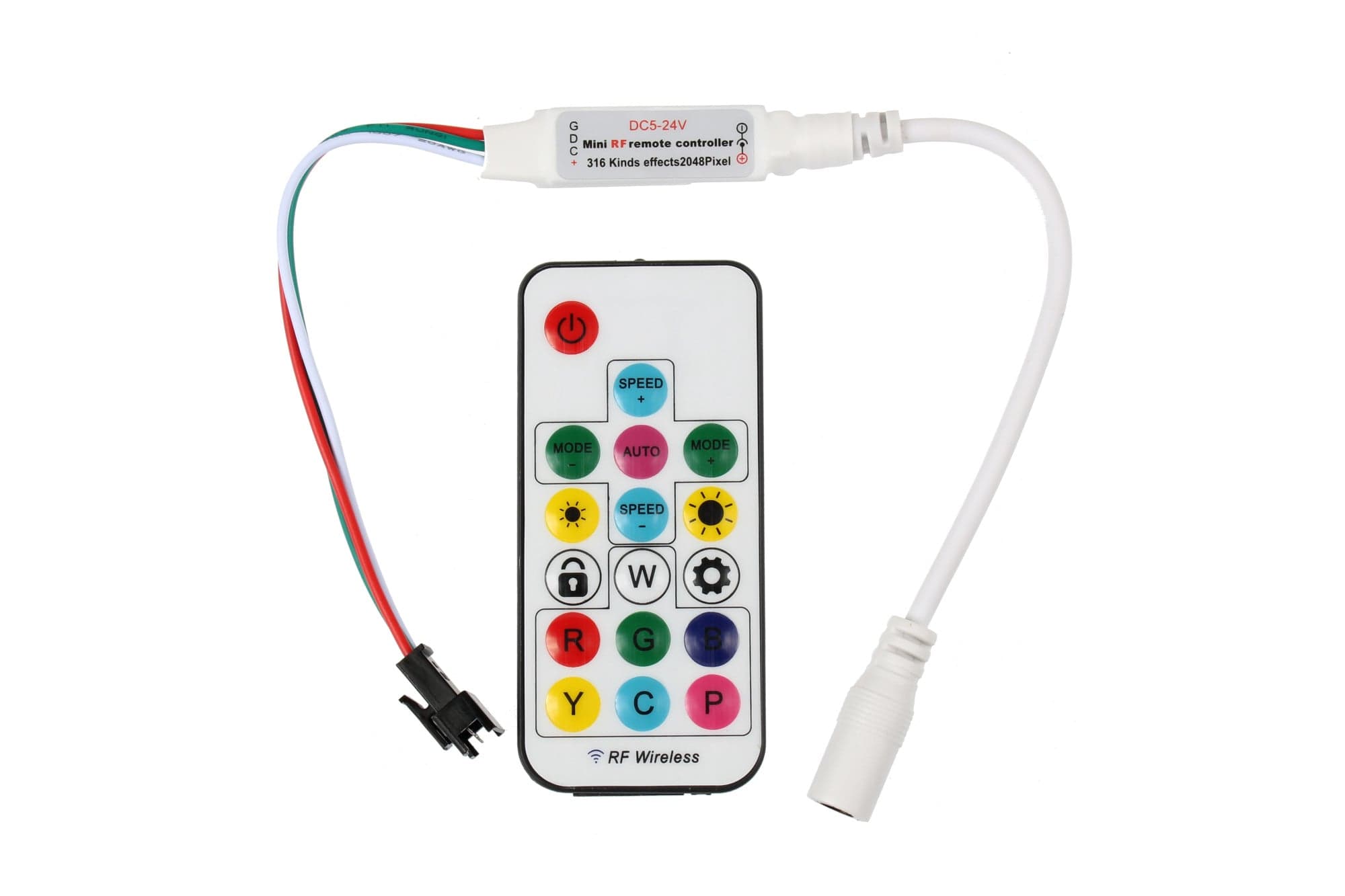 LED ovladač digitální RF DG17 - náhled 2