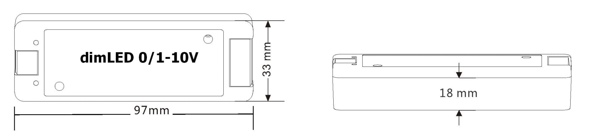 dimLED stmívač 0/1-10V 8A - náhled 3