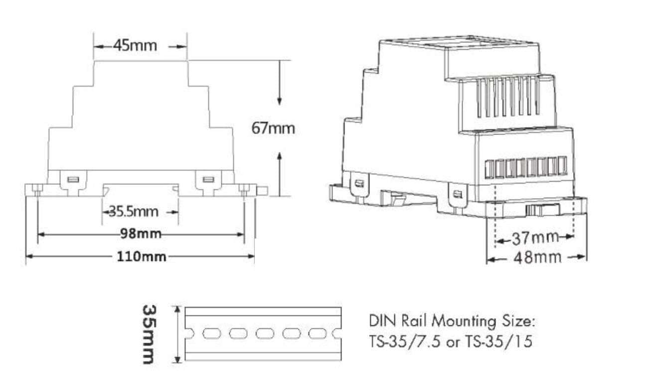 Stmívač dimLED TRIAK PR DIN480W - náhled 5