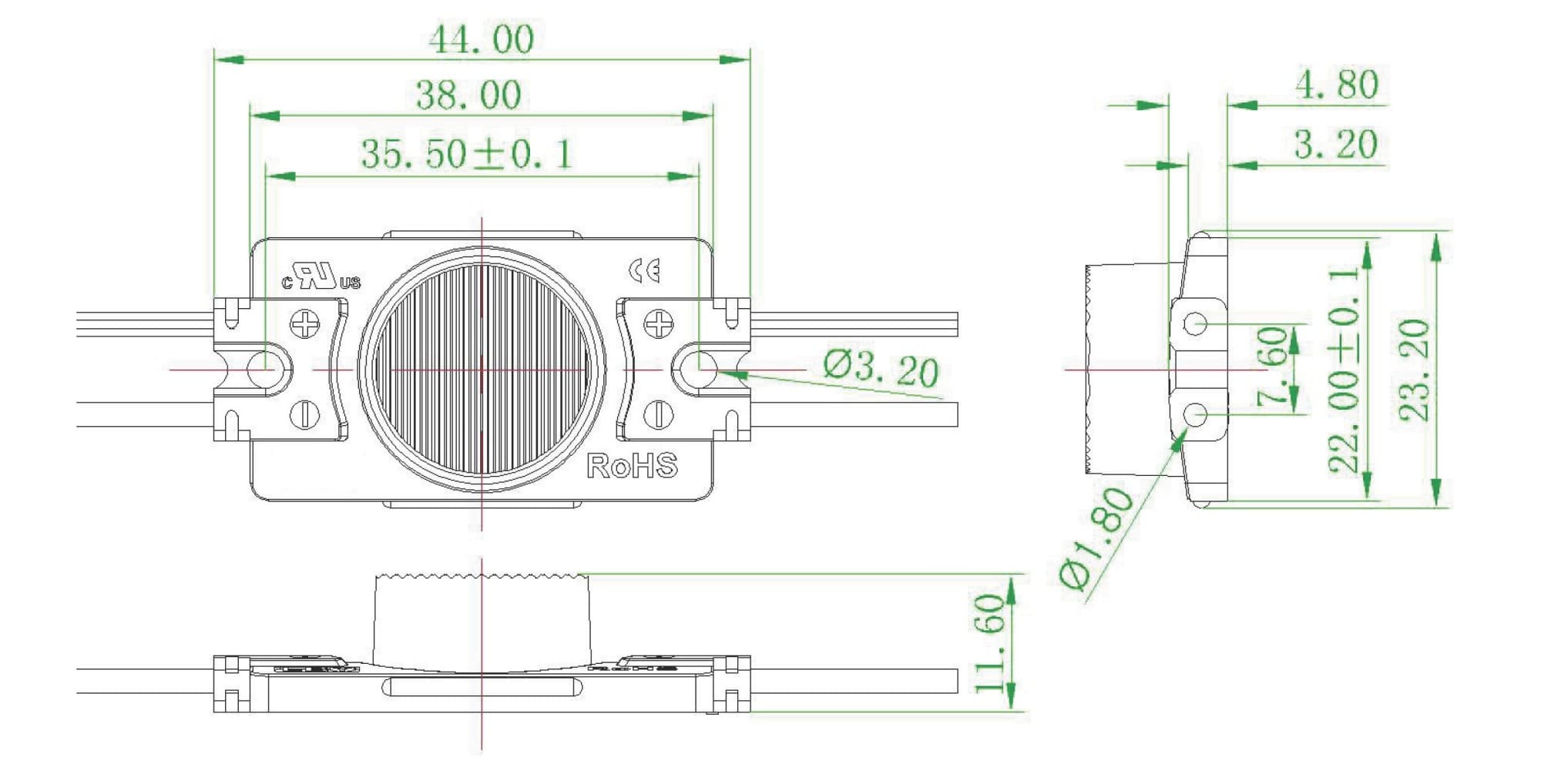 LED modul 1,32W 4323-1060-12V záruka 5 let - náhled 5