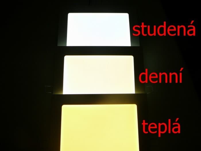 PS12 LED panel 12W přisazený čtverec 166x166mm - Denní bílá - náhled 2