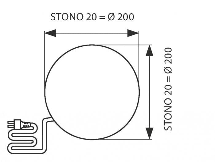 Zahradní svítidlo STONO 20 - náhled 4