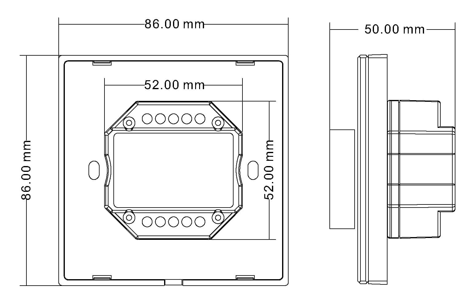 Ovladač dimLED OV DUPLEX RGB 3K - náhled 3