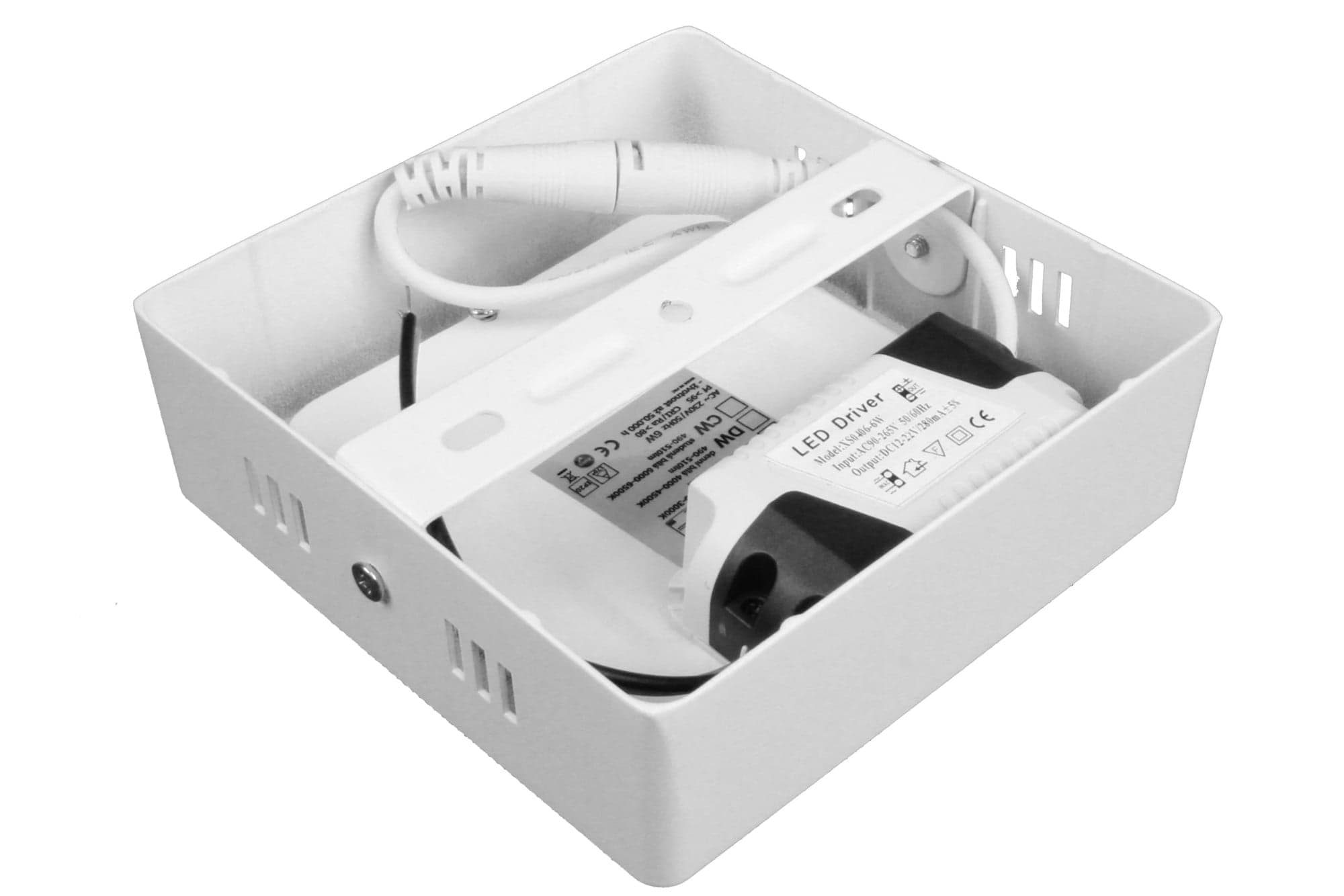PS6 LED panel 6W přisazený čtverec - Denní bílá - náhled 5