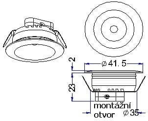 LED svítidlo TLZ-C3W-120 - náhled 4