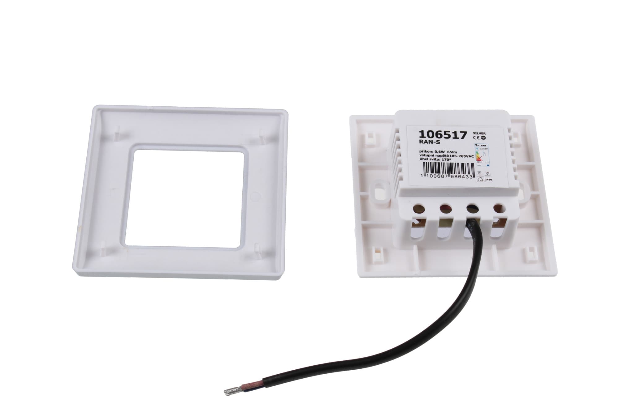LED vestavné svítidlo RAN-S stříbrné - náhled 4