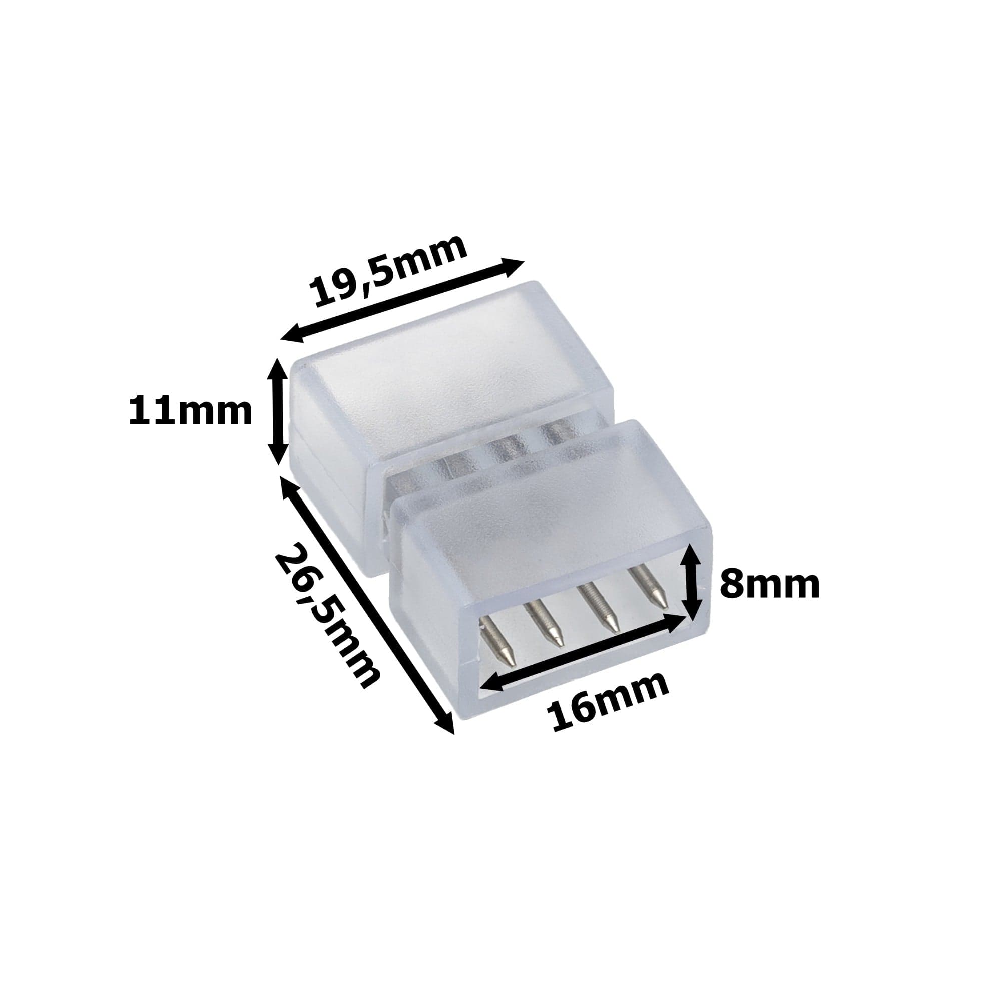 RGB přímá spojka LED pásku 230V - náhled 2