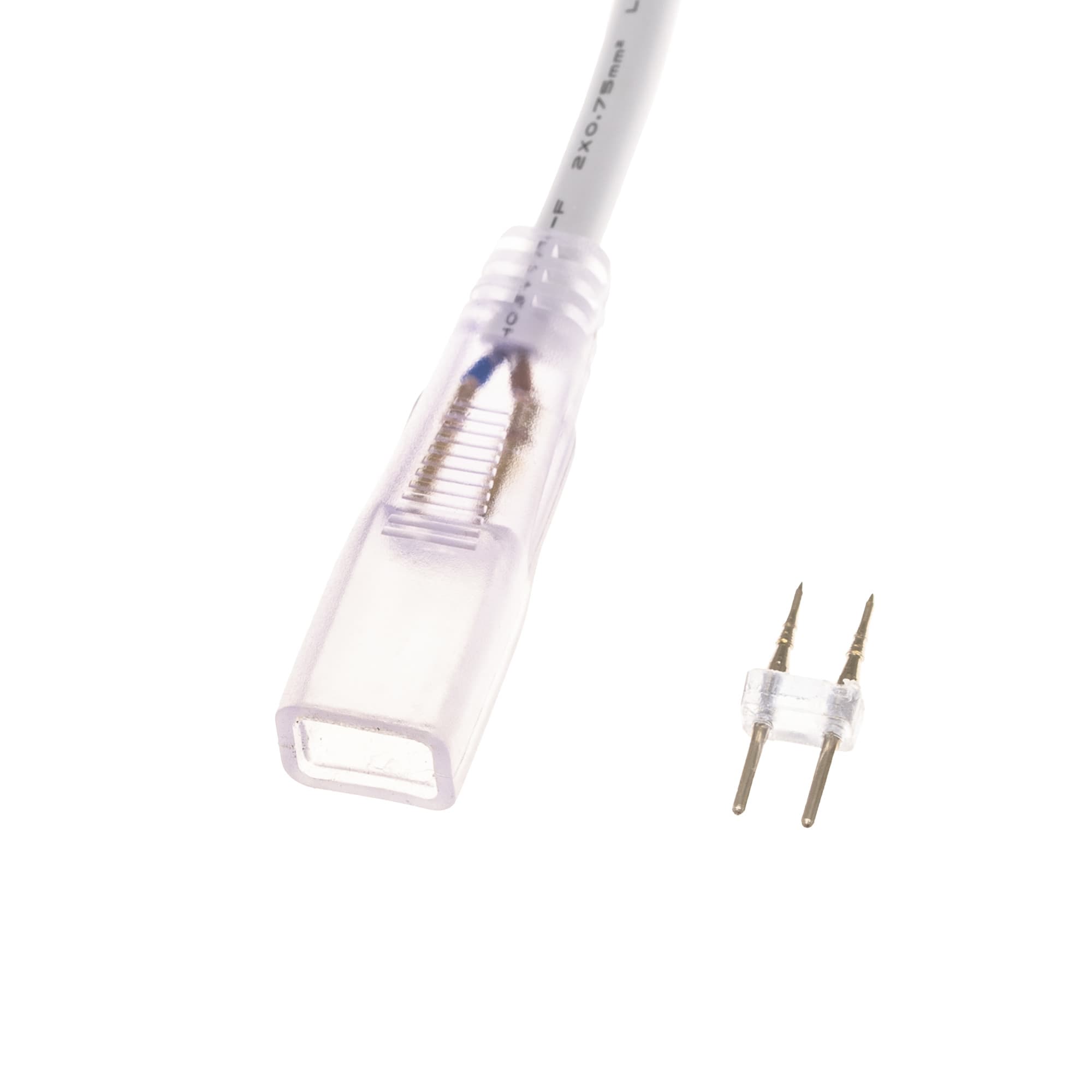 Napájecí kabel pro LED pásek na 230V 50cm - - náhled 3