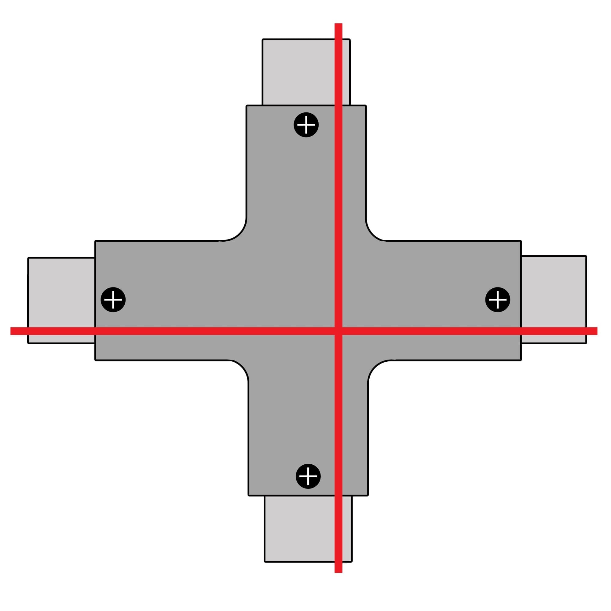 X spojka pro 3F lištu - náhled 5