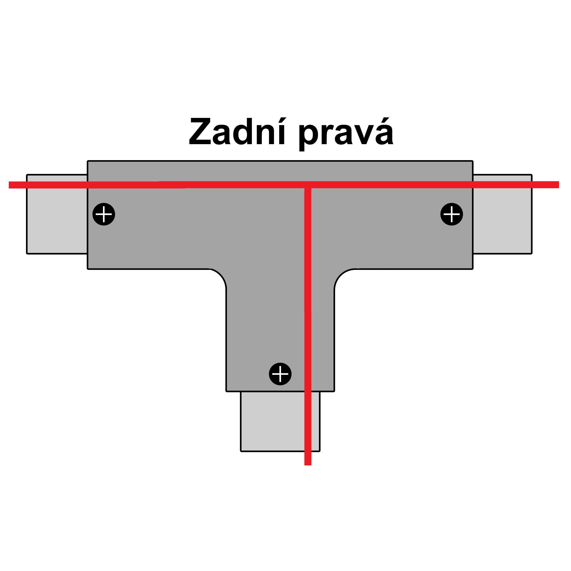 T spojka pro 3F lištu - náhled 5