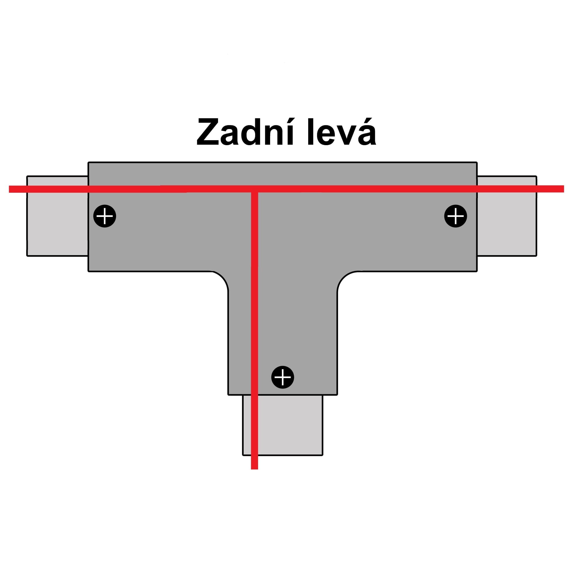 T spojka pro Z3F lištu - náhled 4