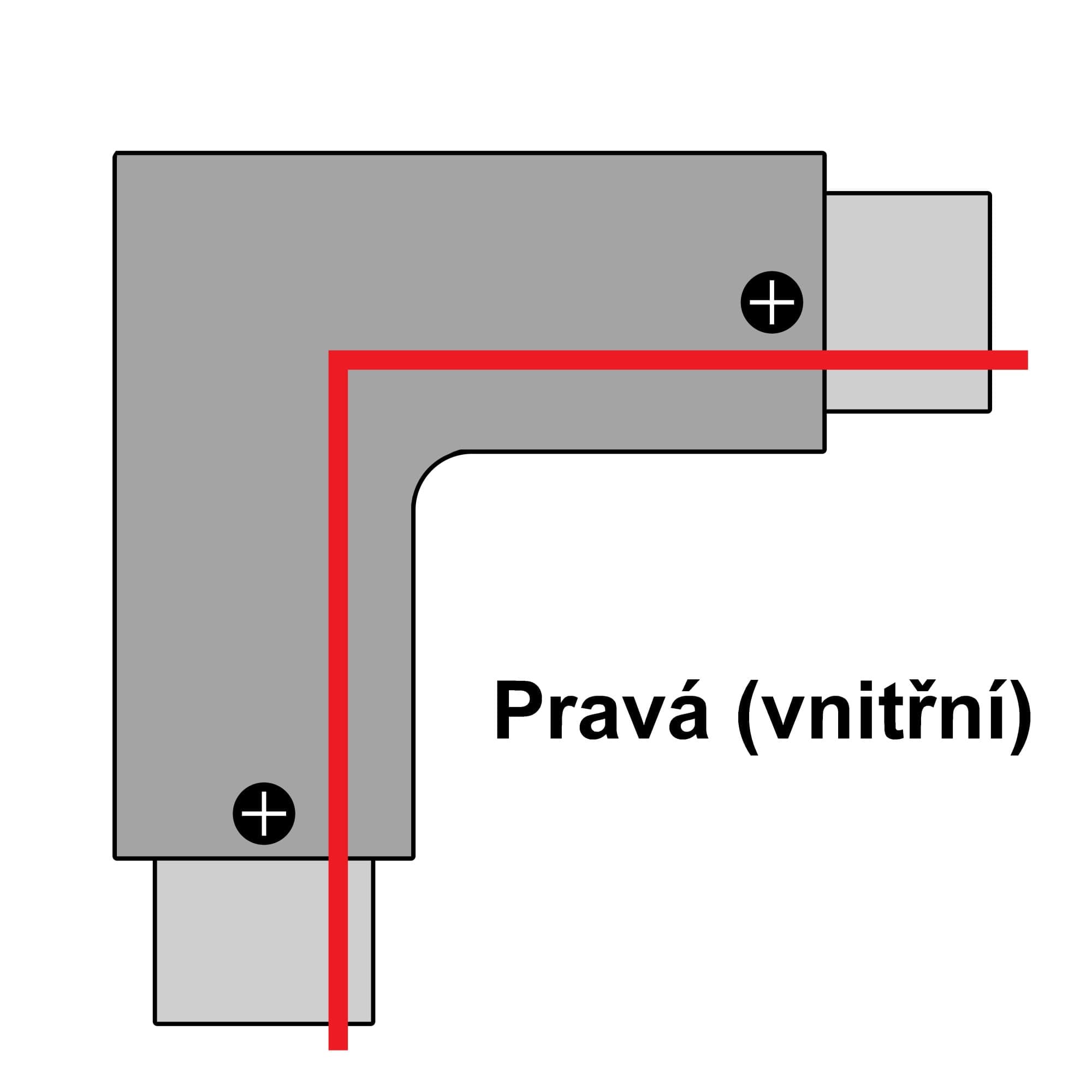 L spojka pro Z3F lištu - náhled 3