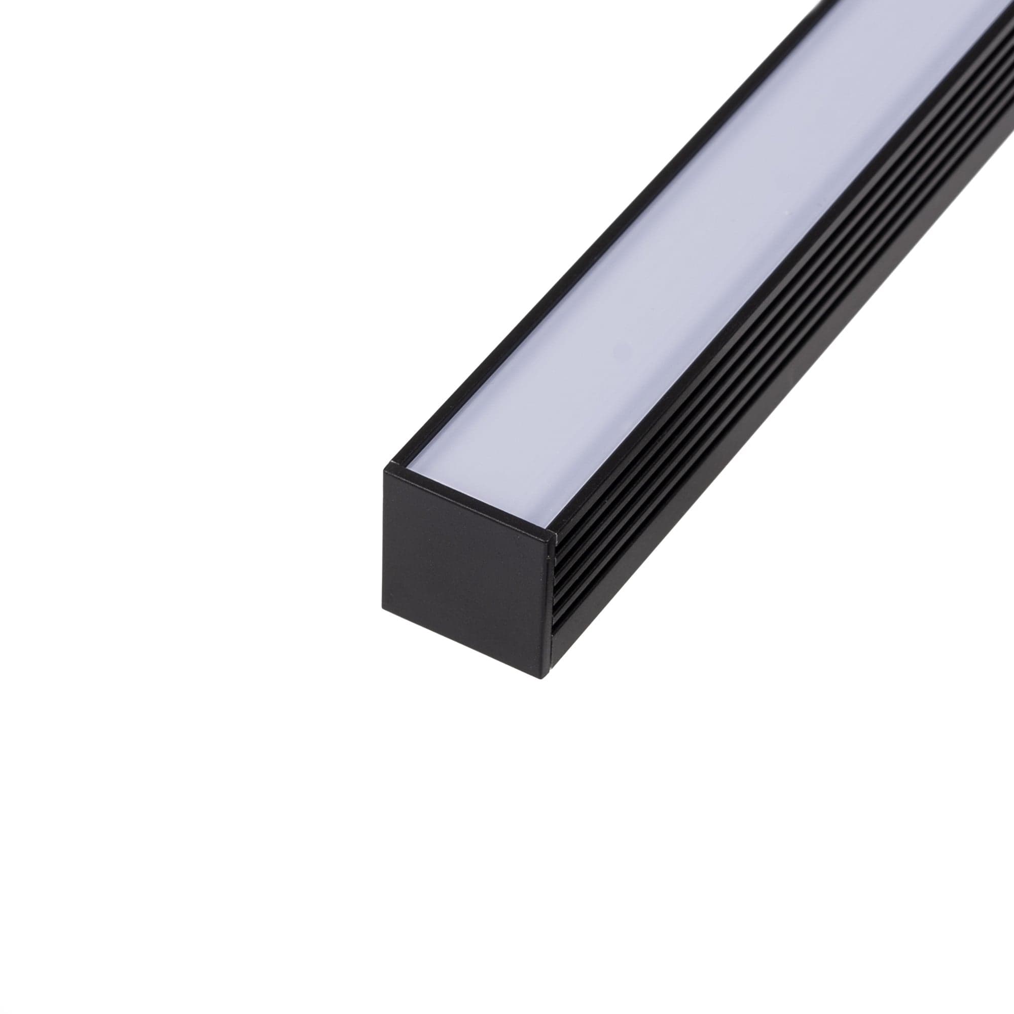 LED profil N12C - nástěnný černý - náhled 3